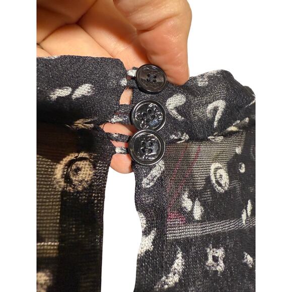 NWT Maison Common Silk Blouse Sz. 40 (US 8) - Picture 9 of 16